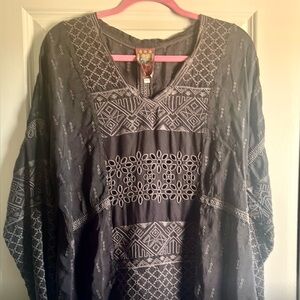 Johnny Was Tunic with Intricate Patterns